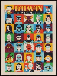 3z0312 BATMAN: THE ANIMATED SERIES #24/225 18x24 art print 2016 Mondo, art by Dave Perillo, first ed.!