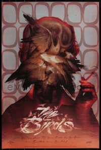 3z0044 BIRDS #25/250 24x36 art print 2019 Mondo, creepy Dan Quintana art, first edition!