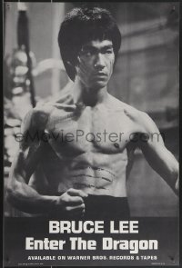 3z0536 ENTER THE DRAGON 18x27 music poster 1973 Bruce Lee, soundtrack, film that made him a legend!