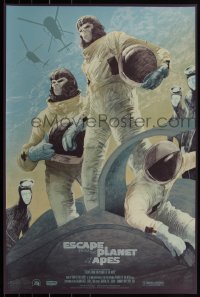 3z0102 ESCAPE FROM THE PLANET OF THE APES #4/320 24x36 art print 2011 Mondo, Kelly, regular ed.!