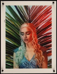 3z0425 GAME OF THRONES #68/100 12x16 art print 2016 Kemi Mai art, Daenerys Targaryen is Stormborn!