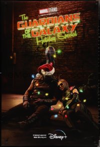 3z0724 GUARDIANS OF THE GALAXY: HOLIDAY SPECIAL DS tv poster 2022 completely wacky Christmas image!