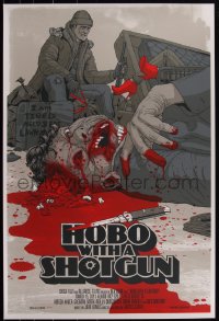 3z0141 HOBO WITH A SHOTGUN #52/200 24x36 art print 2011 Mondo, art by Jeff Proctor, first edition!