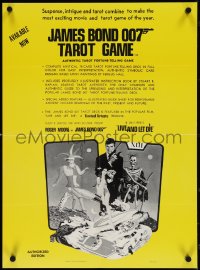3z0568 LIVE & LET DIE 18x24 special poster 1973 the James Bond fortune-telling game, ultra rare!
