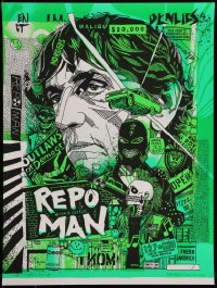 3z0383 REPO MAN #449/510 18x24 art print 2013 Mondo, Tyler Stout, regular edition!