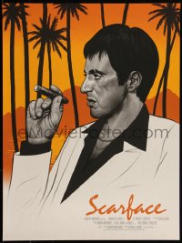 3z0386 SCARFACE #2/150 18x24 art print 2013 Mondo, Al Pacino by Mike Mitchell, variant edition!