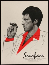 3z0387 SCARFACE #96/375 18x24 art print 2013 Mondo, Al Pacino by Mike Mitchell, regular edition!