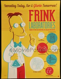 3z0391 SIMPSONS signed #122/250 18x24 art print 2014 by Dave Perillo, Frink Laboratories!