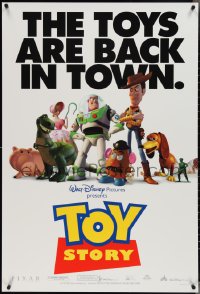 3z1023 TOY STORY DS 1sh 1995 Disney & Pixar cartoon, great images of Buzz Lightyear, Woody & cast!