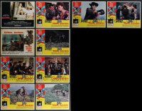 4a0342 LOT OF 10 LOBBY CARDS 1960s-1970s great scenes from several different movies!