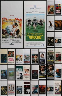4a0802 LOT OF 34 FORMERLY FOLDED ITALIAN LOCANDINAS 1950s-2000s a variety of cool movie images!