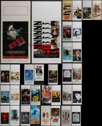 4a0803 LOT OF 33 FORMERLY FOLDED ITALIAN LOCANDINAS 1960s-2000s a variety of cool movie images!