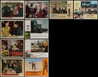 4a0344 LOT OF 10 1941-1975 JOHN WAYNE LOBBY CARDS 1941-1975 great scenes from several movies!