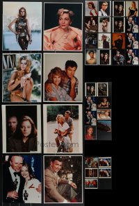 4a0763 LOT OF 37 COLOR REPRO PHOTOS 1980s-2000s a variety of great male & female portraits!