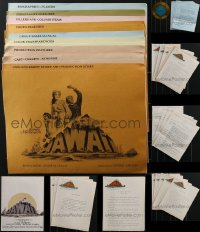 4a0013 LOT OF 11 HAWAII PROMOTIONAL ITEMS 1966 Julie Andrews, Max Von Sydow, James A. Michener