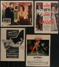 4a0262 LOT OF 1 LOBBY CARD & 3 MAGAZINE ADS 1940s-1960s Night and the City, Saigon, Barbarella!