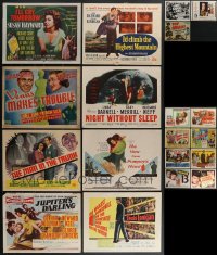 4a0326 LOT OF 19 TITLE CARDS 1930s-1950s great images from a variety of different movies!