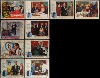 4a0343 LOT OF 10 FRANCHOT TONE LOBBY CARDS 1940s great scenes from several of his movies!
