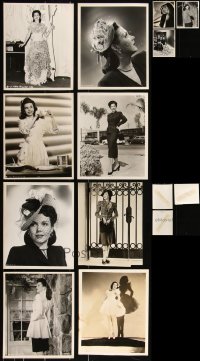 4a0681 LOT OF 11 ANN MILLER 8X10 STILLS 1930s-1940s most with photo credits & snipes!