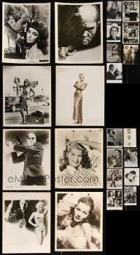 4a0649 LOT OF 31 8X10 STILLS 1930s-1980s great portraits of a variety of movie stars!