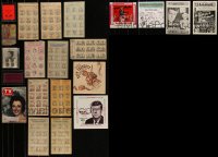 4a0730 LOT OF 21 MISCELLANEOUS SMALL ITEMS 1930s-1960s cool stamps, magazines & more!