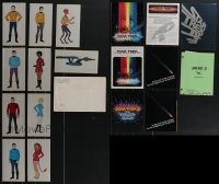 4a0511 LOT OF 19 STAR TREK MISCELLANEOUS ITEMS 1970s-1980s cool character art & much more!