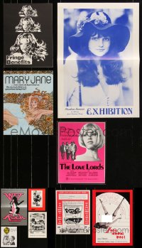 4a0415 LOT OF 10 SEXPLOITATION PRESSBOOKS 1960s-1970s advertising for sexy movies w/nudity!