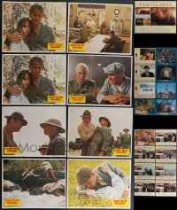 4a0311 LOT OF 33 LOBBY CARDS 1950s-1990s complete & incomplete sets from a variety of movies!