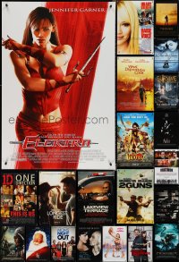 4a0918 LOT OF 31 UNFOLDED MOSTLY DOUBLE-SIDED 27X40 ONE-SHEETS 2000s-2010s cool movie images!