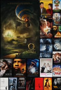 4a0909 LOT OF 35 UNFOLDED MOSTLY DOUBLE-SIDED 27X40 ONE-SHEETS 2000s-2010s cool movie images!