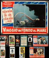 4a0065 LOT OF 11 MISCELLANEOUS ITALIAN FRENCH & AUSTRALIAN POSTERS 1960s-1990s cool movie images!