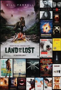 4a0921 LOT OF 30 UNFOLDED MOSTLY DOUBLE-SIDED 27X40 ONE-SHEETS 1990s-2010s cool movie images!