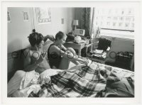 4b1292 A BOUT DE SOUFFLE French 7x10 still 1960 Jean Seberg & naked Belmondo in bed, Jean-Luc Godard
