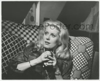 4b1301 CATHERINE DENEUVE 8x10 still 1960s great close up of the beautiful French leading lady!