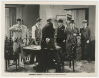 4b1348 SMART MONEY 8x10.25 still 1931 James Cagney & Edward G. Robinson hold up poker game!