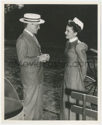 4b1351 STRAWBERRY BLONDE 8.25x10 still 1941 Olivia De Havilland & James Cagney w/black eye by Lacy!