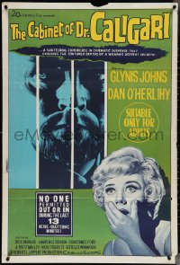 4b0316 CABINET OF CALIGARI Aust 1sh 1962 Bloch, a shattering experience, completely different!