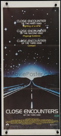 4b0356 CLOSE ENCOUNTERS OF THE THIRD KIND Aust daybill 1977 Steven Spielberg sci-fi classic!