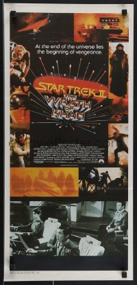 4b0422 STAR TREK II Aust daybill 1982 The Wrath of Khan, Leonard Nimoy, William Shatner