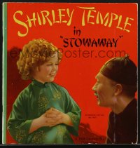 4b0181 STOWAWAY Saalfield softcover book 1936 Shirley Temple, Fay, Young, images from the movie!