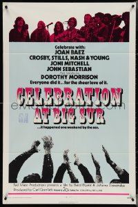 4b0859 CELEBRATION AT BIG SUR int'l 1sh 1971 celebrate with Joan Baez, Crosby, Stills, Nash & Young!
