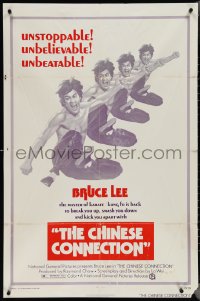 4b0863 CHINESE CONNECTION 1sh 1973 kung fu master Bruce Lee is back to kick you apart!