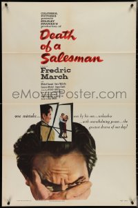 4b0886 DEATH OF A SALESMAN 1sh 1952 Fredric March as Willy Loman, from Arthur Miller's play!