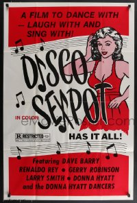 4b0893 DISCO SEXPOT 1sh 1970s this sexy disco babe has it all, dance, laugh, & sing!