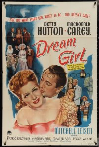 4b0899 DREAM GIRL 1sh 1948 Betty Hutton did what every girl wants to do, and doesn't dare!