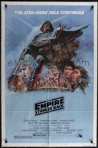 4b0909 EMPIRE STRIKES BACK style B NSS style 1sh 1980 George Lucas classic, art by Tom Jung!