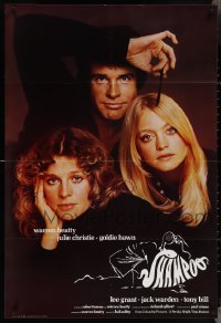 4b1130 SHAMPOO English 1sh 1975 best close up of Warren Beatty, Julie Christie & Goldie Hawn!