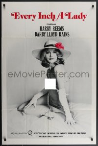 4b0912 EVERY INCH A LADY 1sh 1975 image of sexiest Darby Lloyd Rains, white background design!