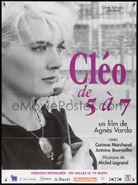 4b0029 CLEO FROM 5 TO 7 advance French 1p R2014 Agnes Varda, great close up of Corinne Marchand!