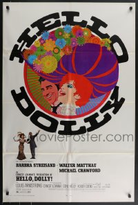 4b0966 HELLO DOLLY 1sh 1969 Barbra Streisand & Walter Matthau by Richard Amsel, Roadshow!